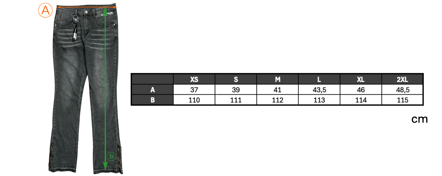 ANGRY FLOR FLARED JEANS