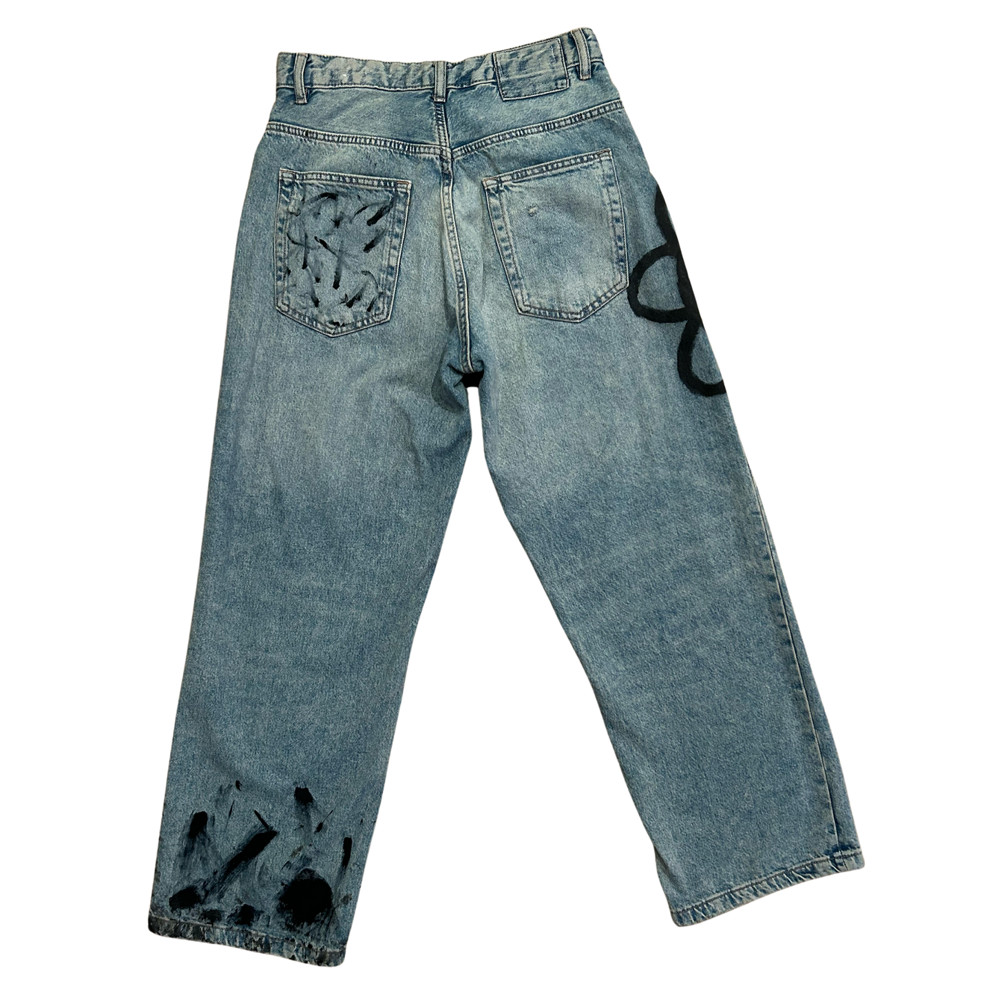 PAINTED BAGGY JEAN 1/1
