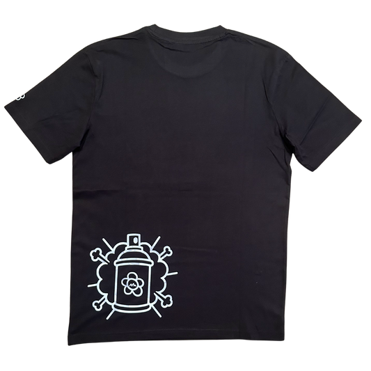 SPRAY CAN TEE - BLACK