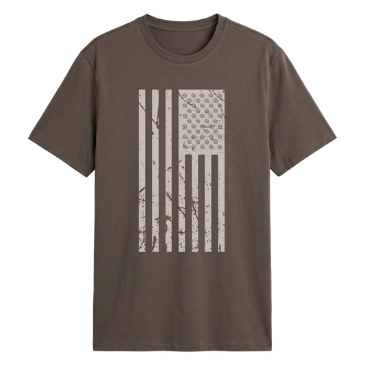 AF ARMY TEE - BROWN