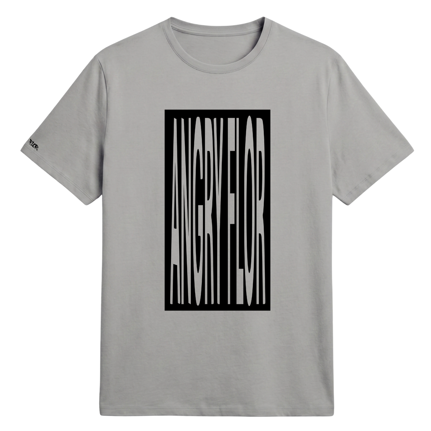 ANGRY FLOR MELT TEE - GREY