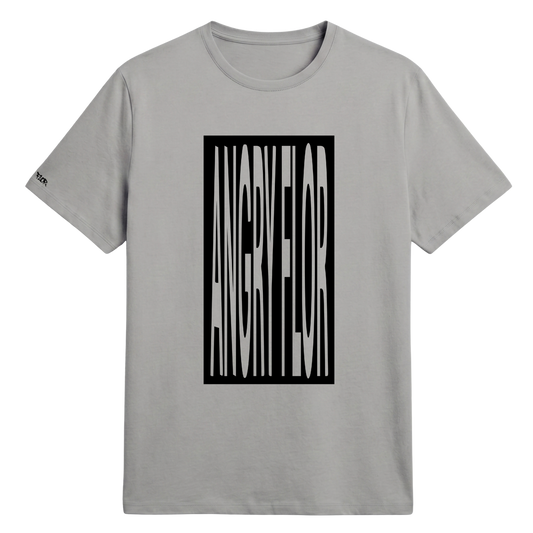 ANGRY FLOR MELT TEE - GREY
