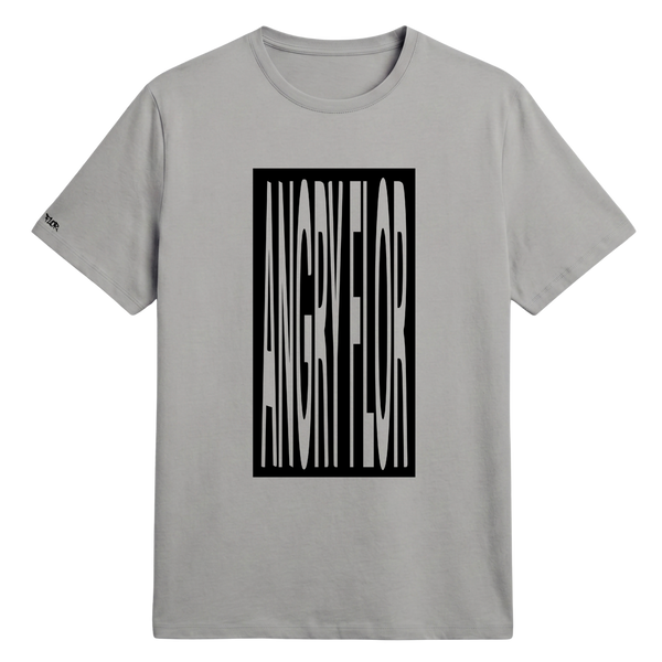 ANGRY FLOR MELT TEE - GREY