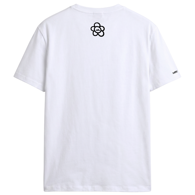 ANGRY FLOR MELT TEE - WHITE