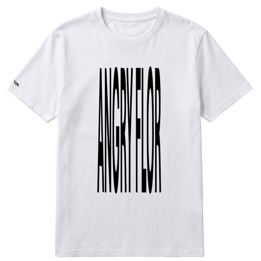 ANGRY FLOR MELT TEE - WHITE