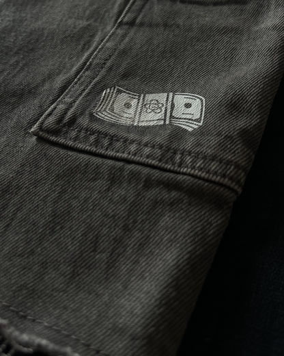 HANDMADE WORKING SHORT JEANS