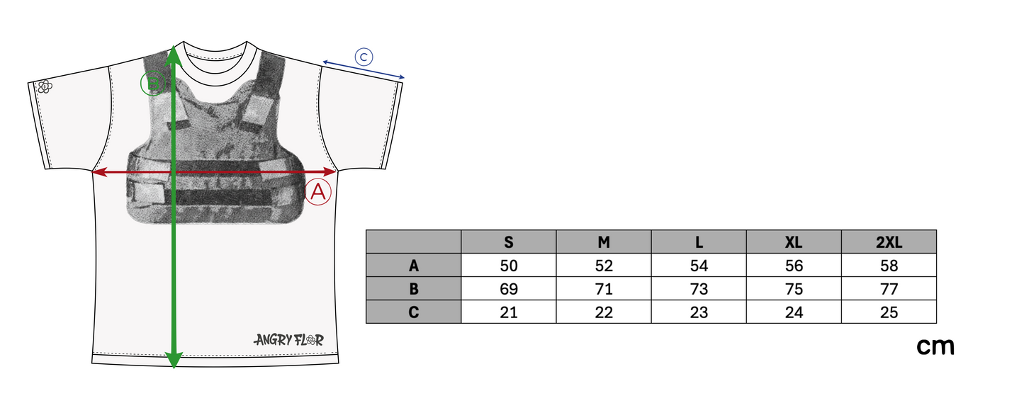 BULLET PROOF TEE - WHITE