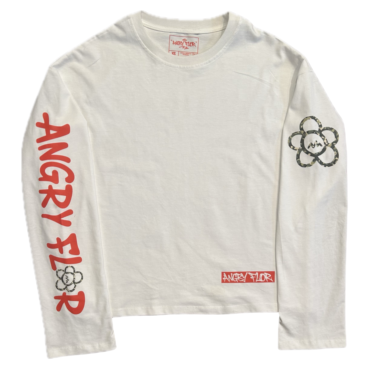 MILITARY LONG SLEEVE TEE - WHITE