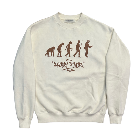 EVOLUTION CREWNECK - WHITE