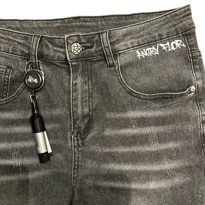 ANGRY FLOR FLARED JEANS