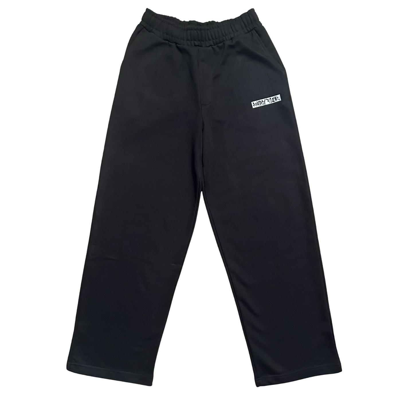 ANGRY FLOR FLARED PANTS - BLACK