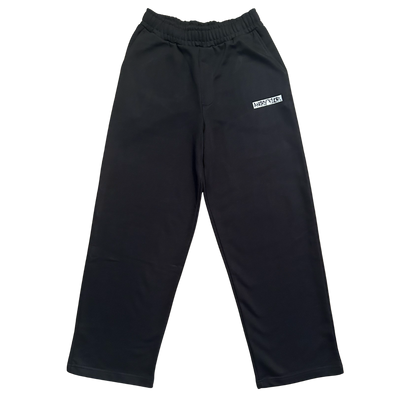 ANGRY FLOR FLARED PANTS - BLACK