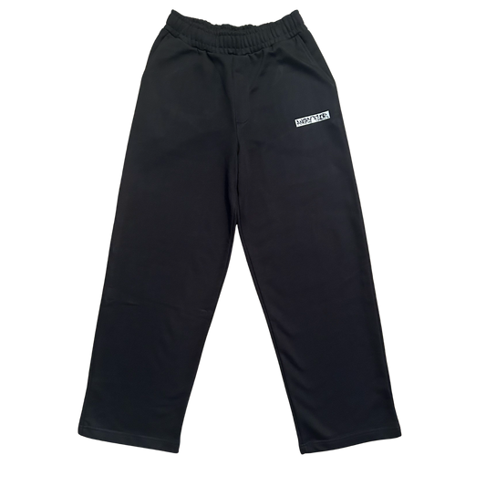 ANGRY FLOR FLARED PANTS - BLACK