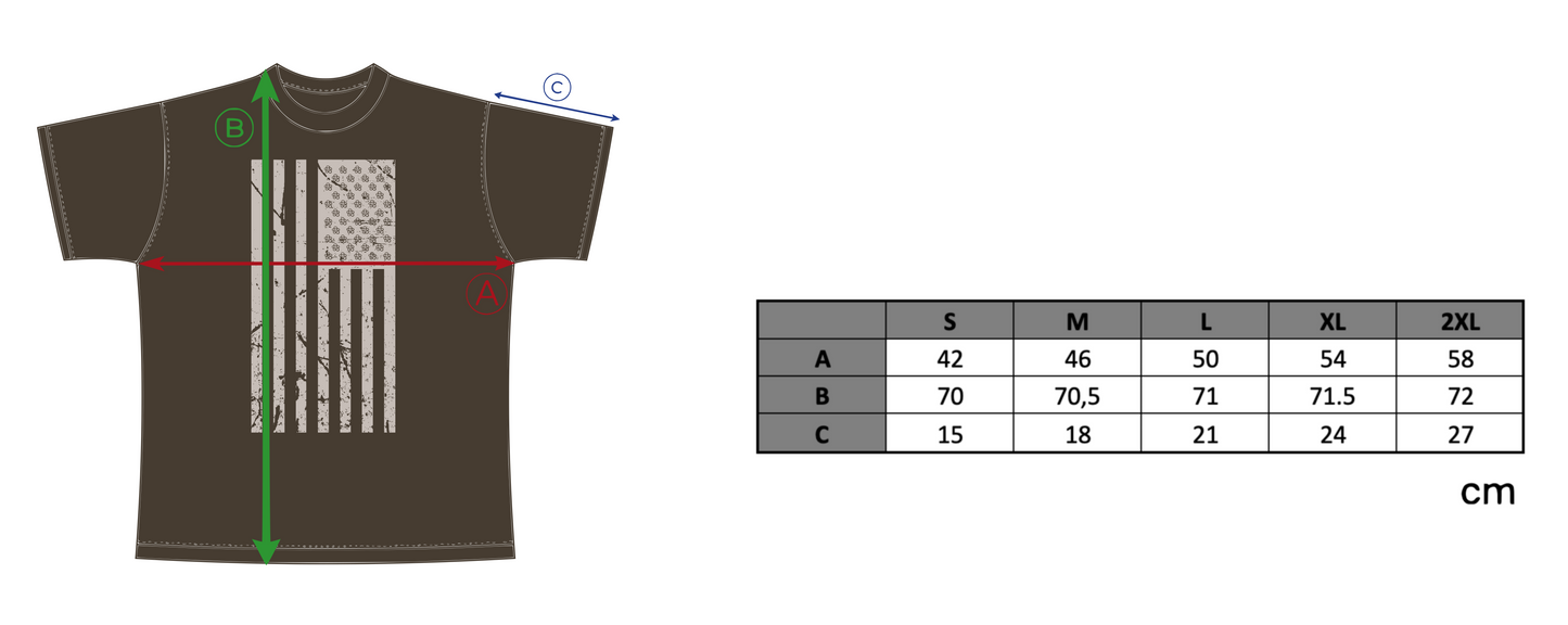 AF ARMY TEE - BROWN