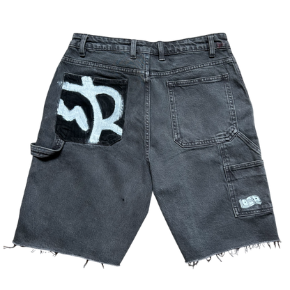 HANDMADE WORKING SHORT JEANS