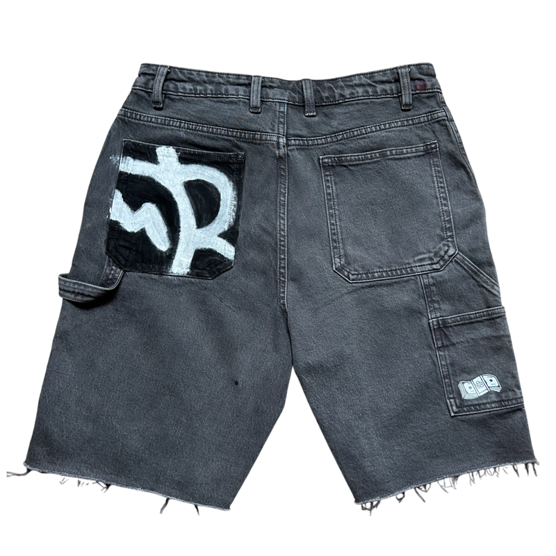 HANDMADE WORKING SHORT JEANS