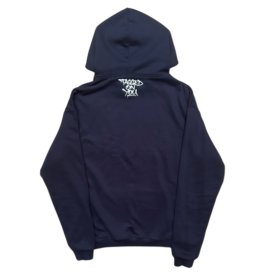 ANGRY FLOR HOODIE I - BLUE