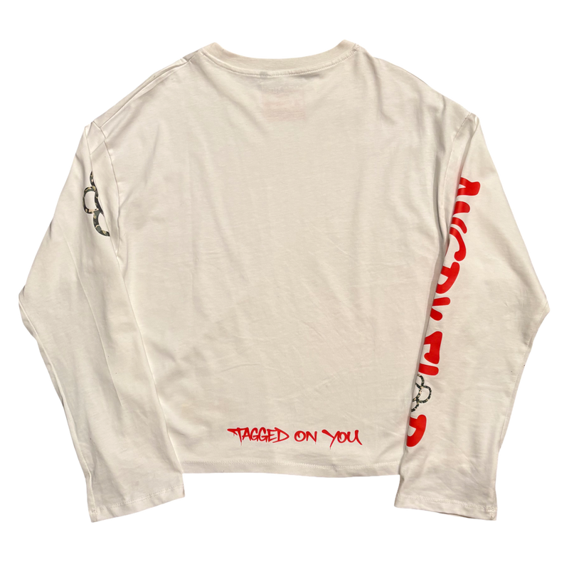 MILITARY LONG SLEEVE TEE - WHITE