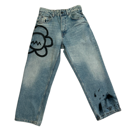 PAINTED BAGGY JEAN 1/1
