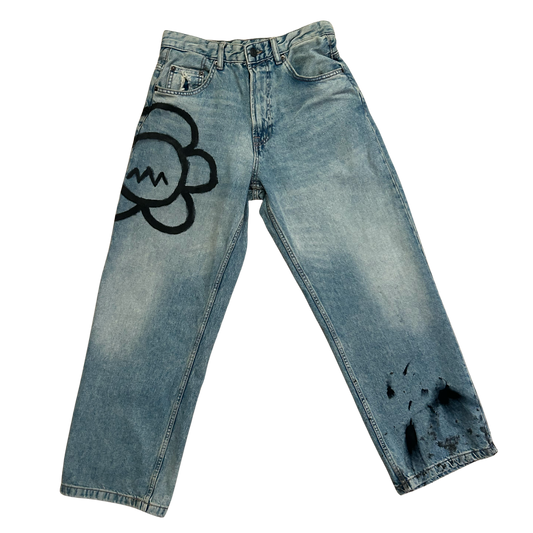 PAINTED BAGGY JEAN 1/1