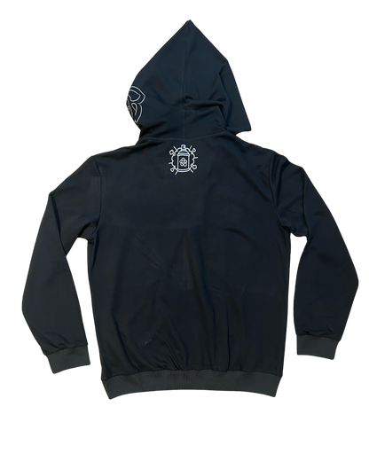 RHINESTONE ZIP HOODIE