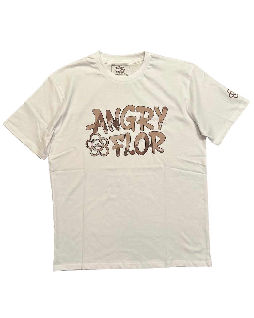 CAMOUFLAGE LOGO TEE - WHITE