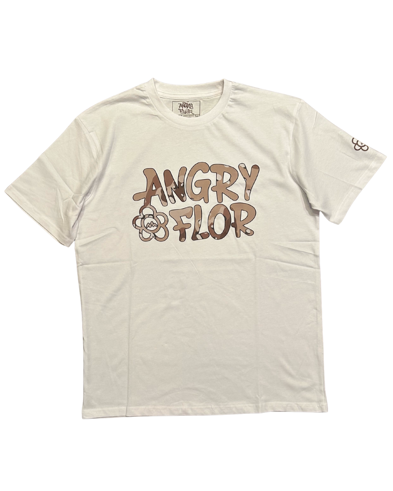 CAMOUFLAGE LOGO TEE - WHITE