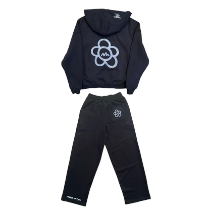 ANGRY FLOR TRACKSUIT - BLACK