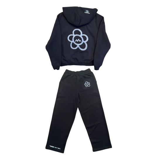 ANGRY FLOR TRACKSUIT - BLACK