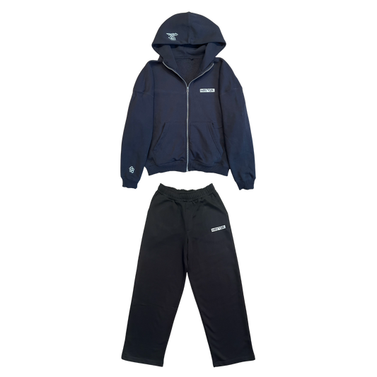 ANGRY FLOR TRACKSUIT - BLACK