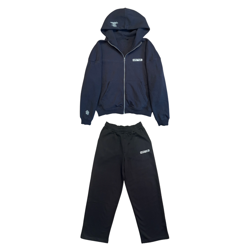 ANGRY FLOR TRACKSUIT - BLACK