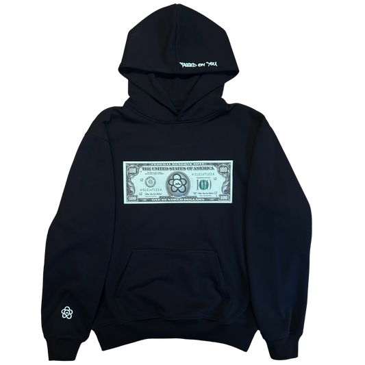 DOLLAR HOODIE - BLACK