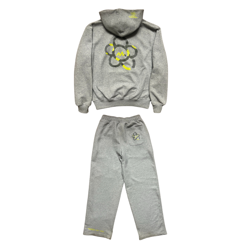 ANGRY FLOR TRACKSUIT - GREY