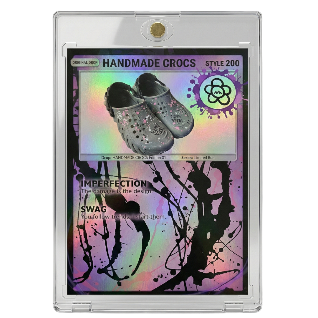 HANDMADE CROCS COLLECTOR CARD