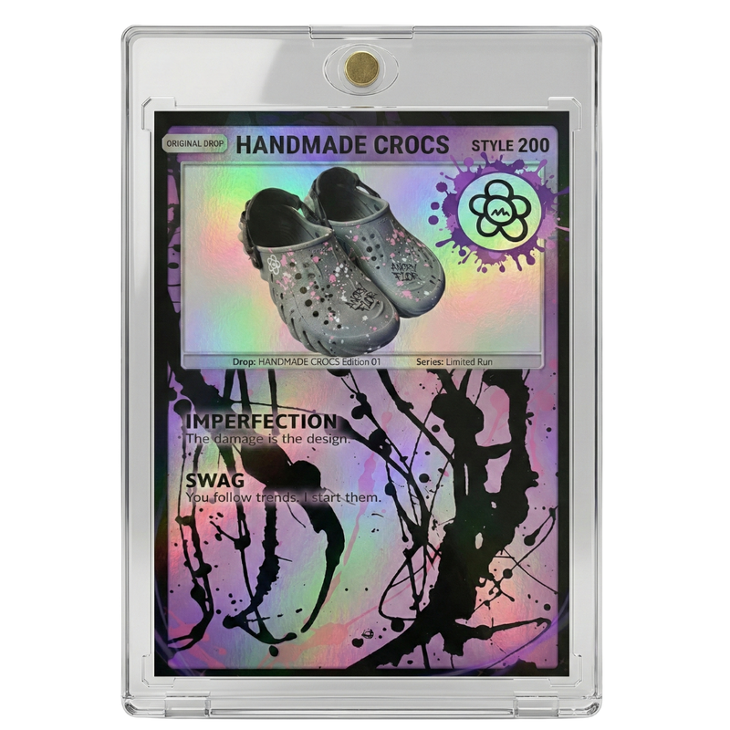 HANDMADE CROCS COLLECTOR CARD