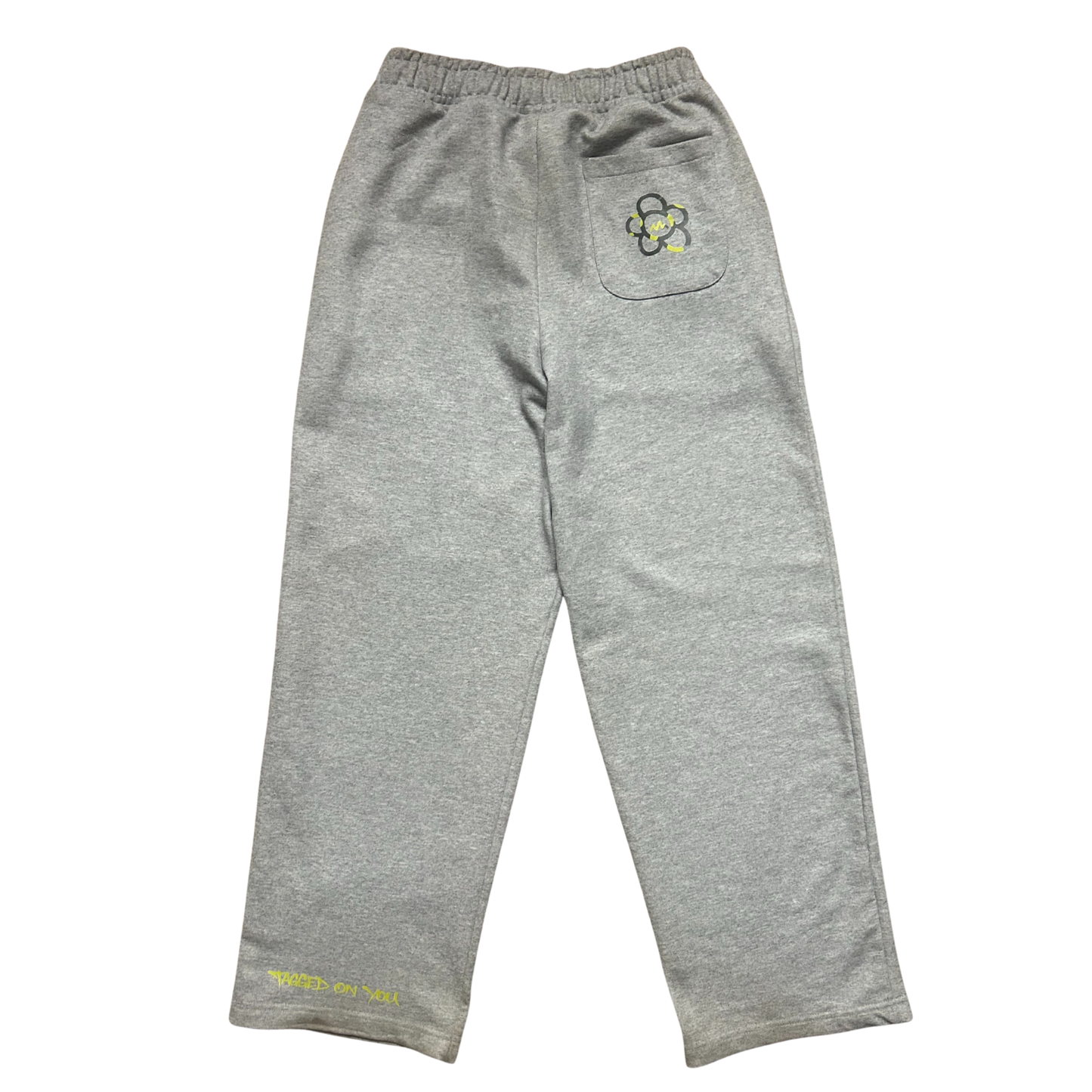 ANGRY FLOR FLARED PANTS - GREY