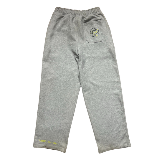 ANGRY FLOR FLARED PANTS - GREY