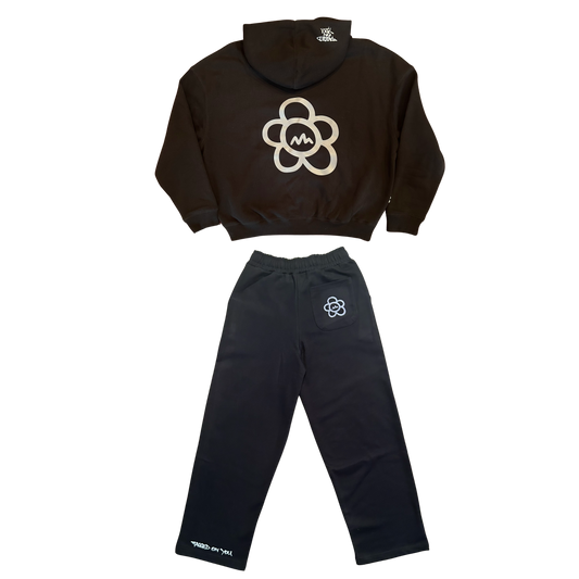 ANGRY FLOR TRACKSUIT - BLACK
