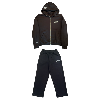 ANGRY FLOR TRACKSUIT - BLACK